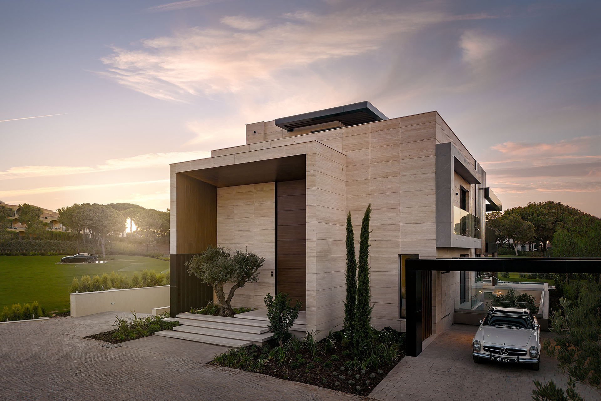 Luxury Villa Background